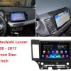 Mitsubishi Lancer 2008 - 2015 Wireless CarPlay & Android Auto Stereo Receiver - Image 2