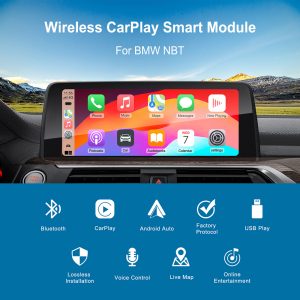 BMW NBT Apple CarPlay & Android Auto Upgrade Kit (Optional Backup Camera Integration)