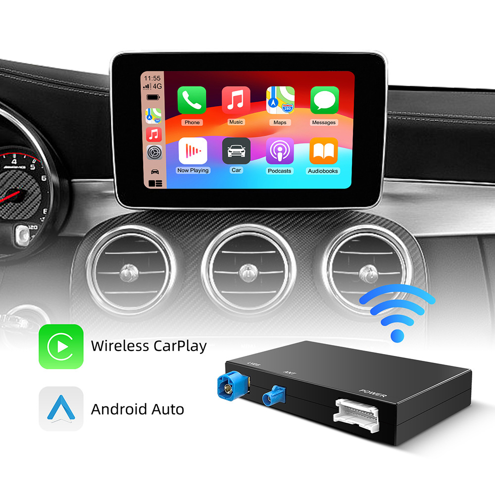 Mercedes-Benz NTG5.0 Apple CarPlay & Android Auto Upgrade Kit (Optional Backup Camera Integration) - Image 3