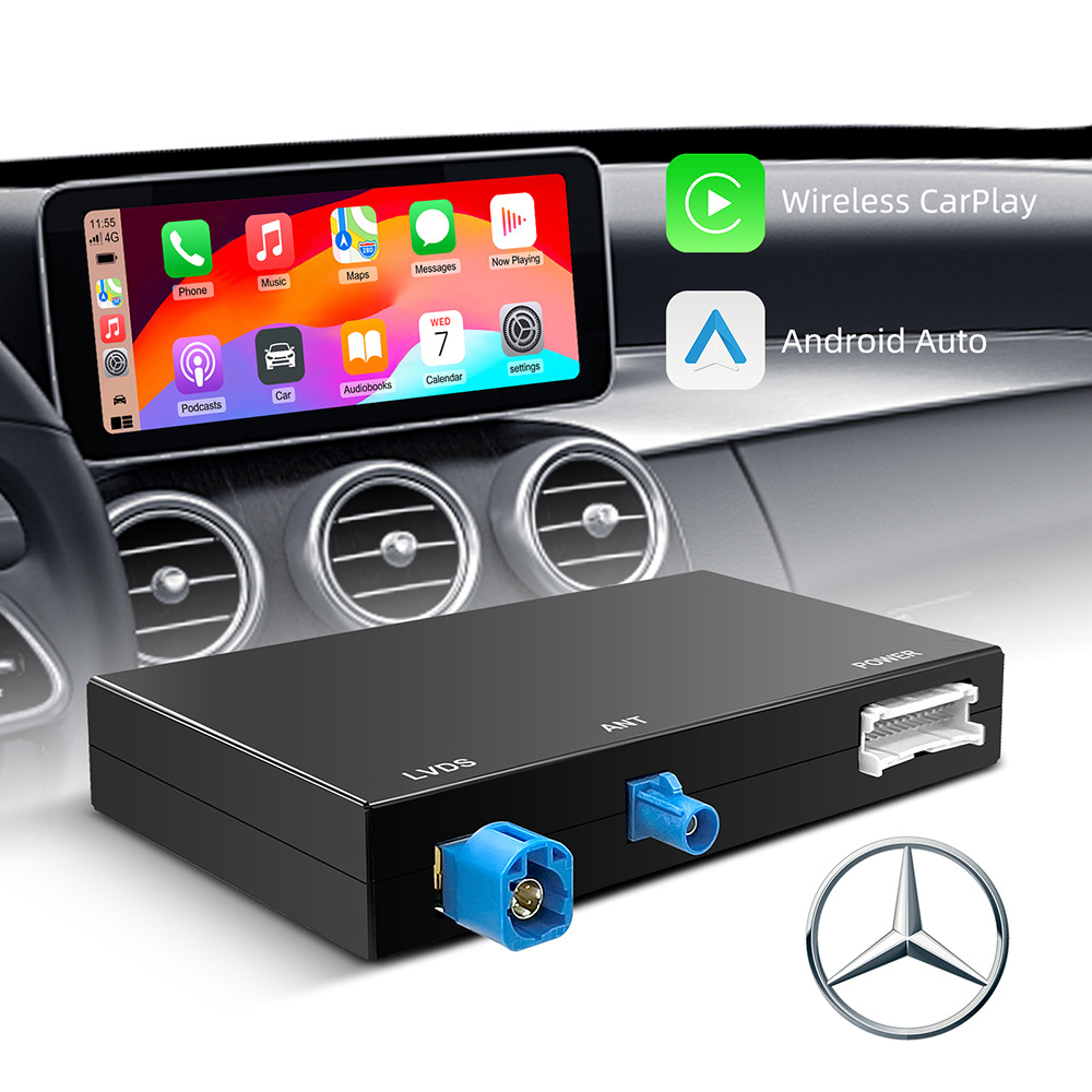 Mercedes-Benz NTG4.5 Apple CarPlay & Android Auto Upgrade Kit (Optional Backup Camera Integration) - Image 4