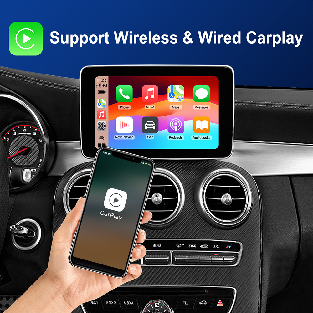 Mercedes-Benz NTG5.0 Apple CarPlay & Android Auto Upgrade Kit (Optional Backup Camera Integration) - Image 4