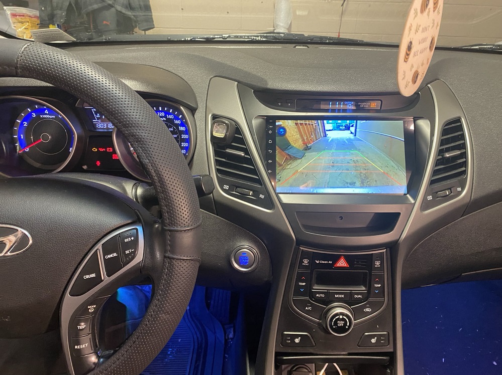 Hyundai Elantra 2011 - 2016 Wireless CarPlay & Android Auto Stereo Receiver - Image 3