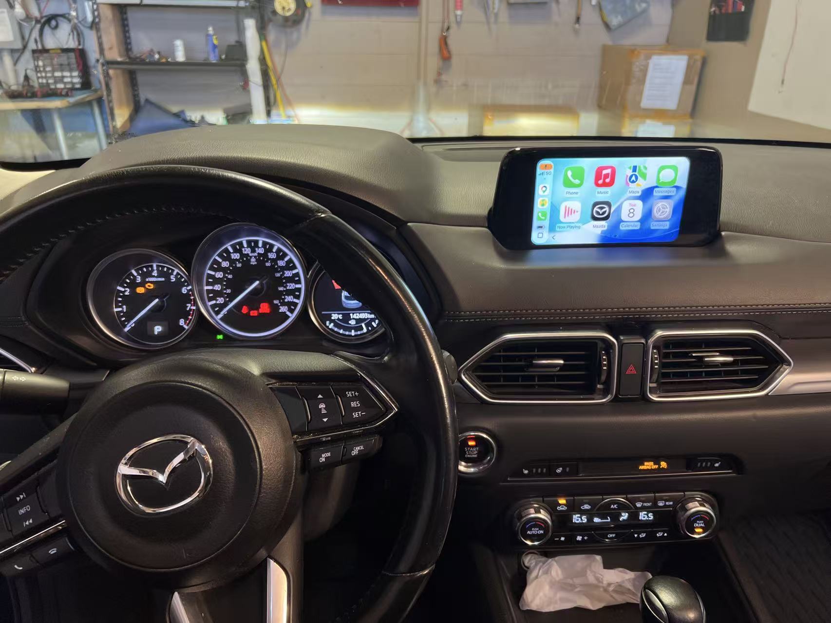 Mazda Wireless Apple CarPlay & Android Auto Upgrade – Factory Screen