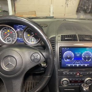 2005–2011 Mercedes-Benz SLK-Class R171 9” QLED Car Stereo – Wireless Apple CarPlay & Android Auto