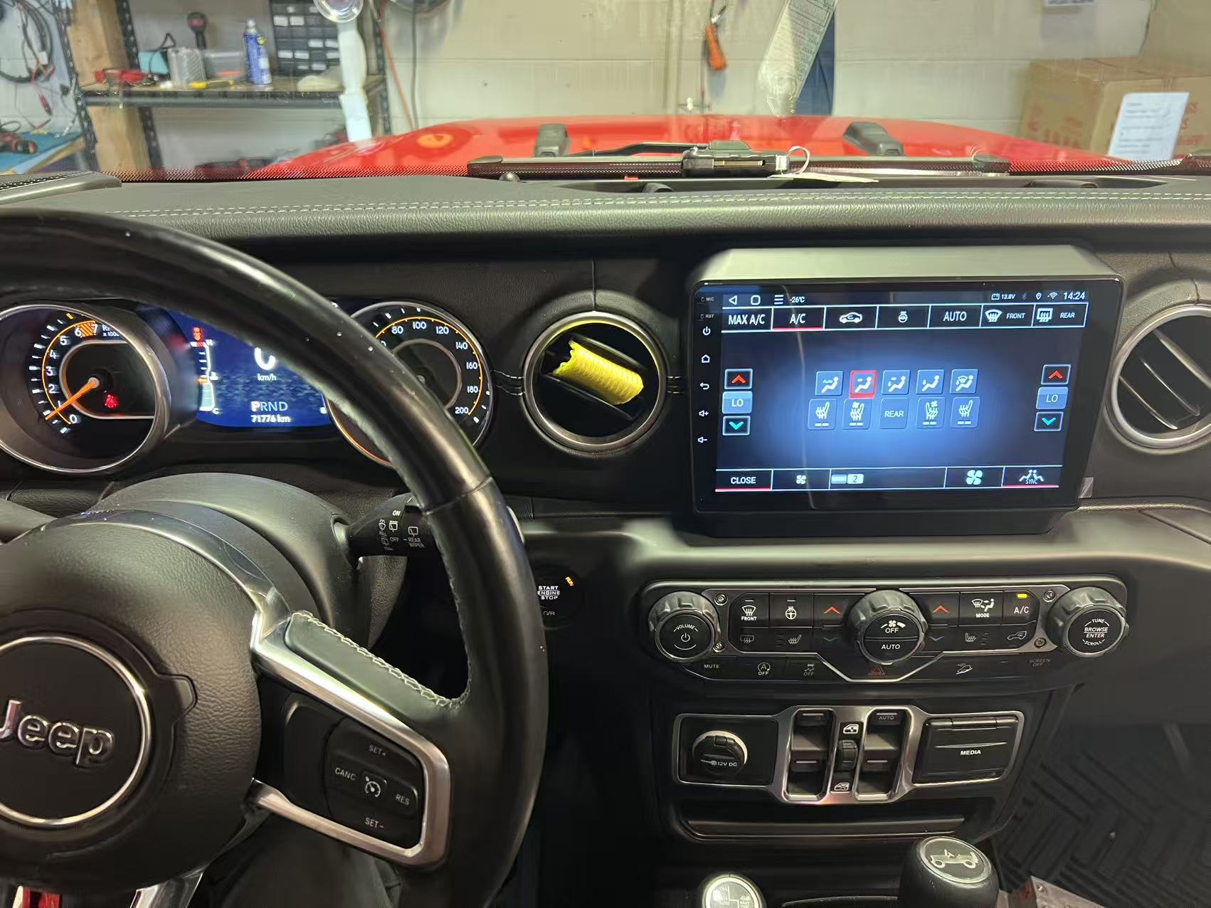 2019–2020 Jeep Wrangler JL 9-inch CarPlay stereo installation