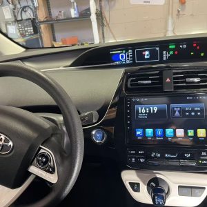 Toyota Prius 2016–2019 9-inch wireless CarPlay stereo installation