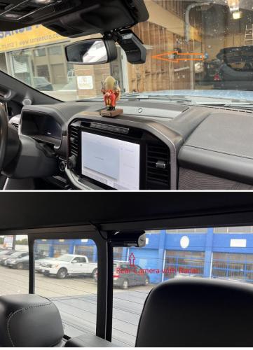 Thinkware U3000 Front Rear Dash Cam for 2024 Ford F150
